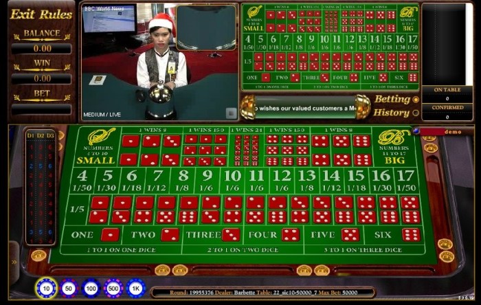 Cara Menang Main Casino Sicbo